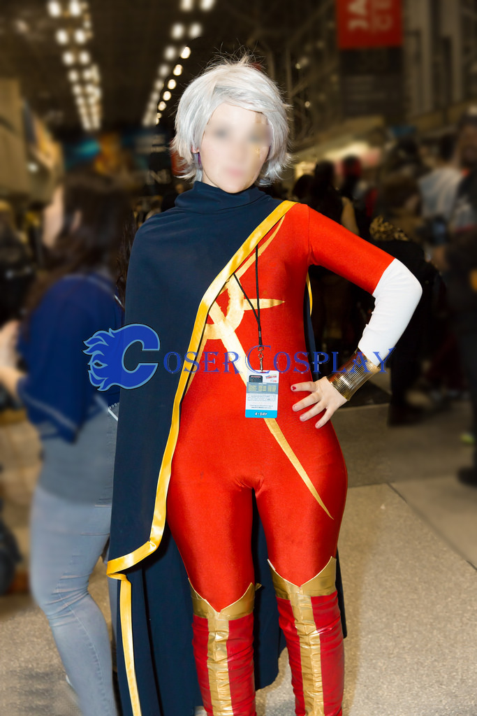 Captain Marvel Phyla Vell Superhero Costume Halloween